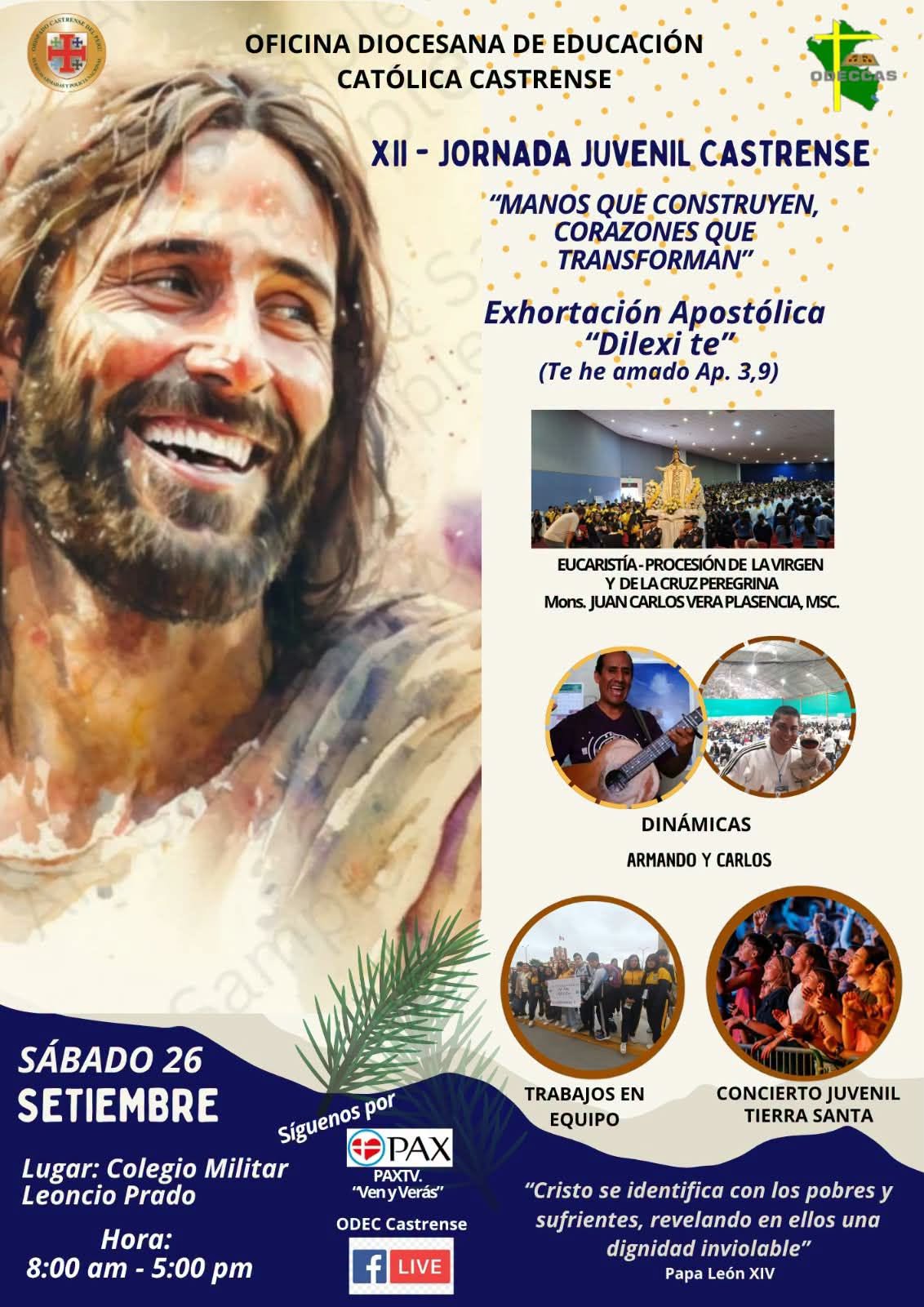 📣 INVITACIÓN ESPECIAL  XII JORNADA JUVENIL CASTRENSE
